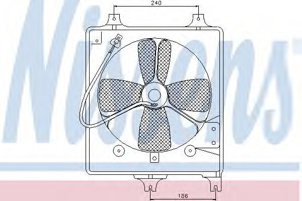 Вентилятор радіатора NISSENS 85068
