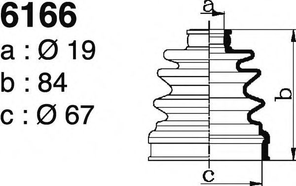 Комплект пыльника DEPA 6166
