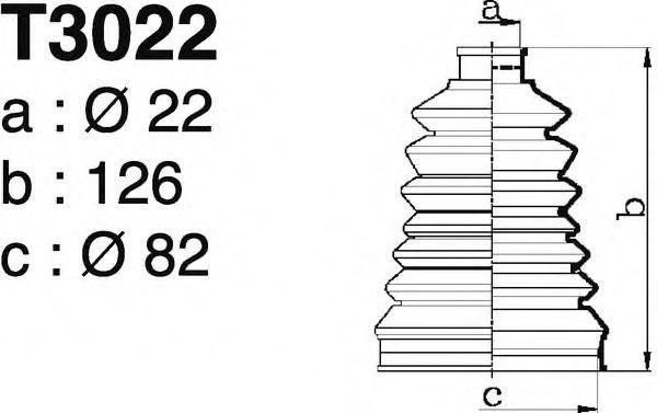 Комплект пыльника DEPA T3022