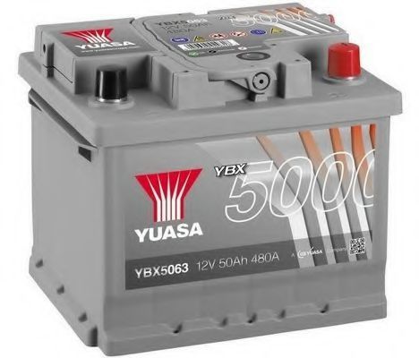 Аккумулятор 50Ah 480A Silver High Performance YUASA YBX5063