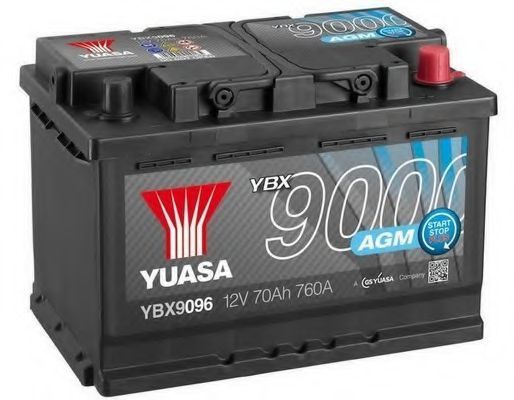 Аккумулятор AGM 70Aч Start-Stop Plus YUASA YBX9096