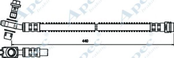 Патрубок APEC braking HOS3743