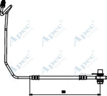 Патрубок APEC braking HOS3873