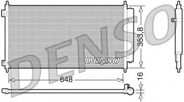 Радиатор кондиционера DENSO DCN40010