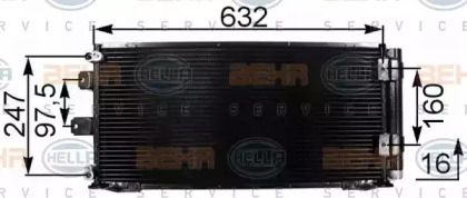 Радиатор кондиционера BEHR 8FC 351 301-161