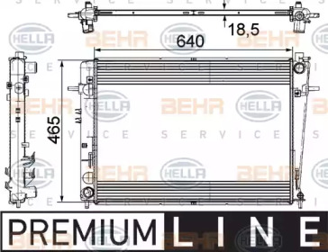 Теплообменник BEHR 8MK 376 745-621