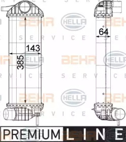 Теплообменник BEHR 8ML 376 755-541