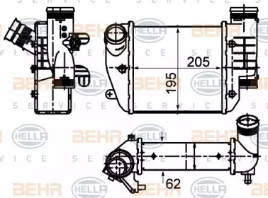 Теплообменник BEHR 8ML 376 988-024