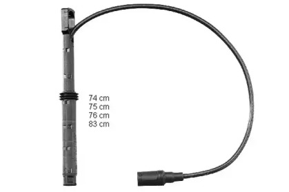 Провода зажигания высоковольтные комплект BERU ZEF991