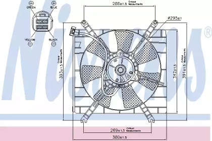 Вентилятор радиатора NISSENS 85414