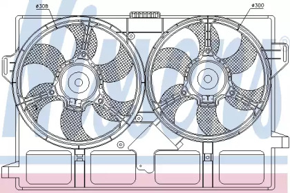 Вентилятор радиатора NISSENS 85440