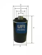 Фільтр оливи UFI 23.493.00