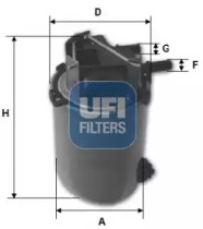 Фильтр топливный UFI 24.061.01