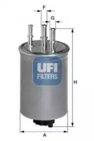 Фільтр оливи UFI 24.115.00