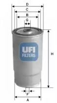 Фільтр палива UFI 24.122.00