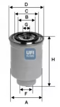 Фільтр палива UFI 24.375.00