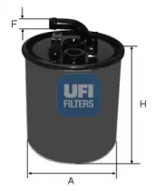 Фільтр палива UFI 24.416.00