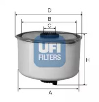 Фильтр топливный UFI 24.454.00