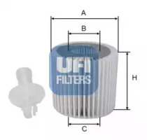 Фільтр оливи UFI 25.116.00