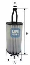 Фільтр оливи UFI 25.172.00