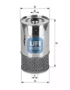 Фільтр оливи UFI 25.499.01