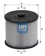 Фильтр топливный UFI 26.003.00