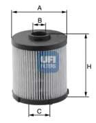 Фильтр топливный UFI 26.021.00