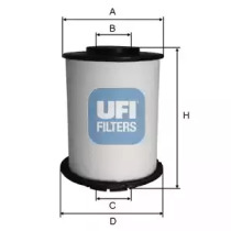 Фільтр палива UFI 26.033.00