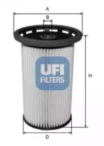 Фільтр палива UFI 26.038.00