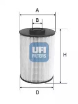 Фильтр топливный UFI 26.055.00