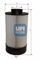 Фільтр палива UFI 26.072.00