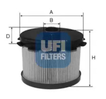 Фильтр топливный UFI 26.688.00