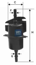 Фильтр топливный UFI 31.740.00