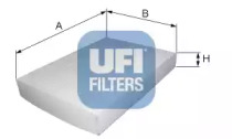 Фильтр воздуха салона UFI 53.002.00
