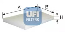 Фильтр воздуха салона UFI 53.095.00