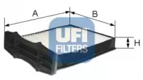 Фільтр повітря салону UFI 53.105.00