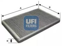 Фильтр воздуха салона UFI 54.247.00
