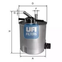 Фильтр топливный UFI 55.394.00