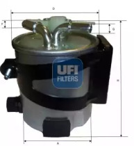 Фільтр палива UFI 55.430.00