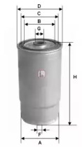 Фильтр топливный SOFIMA S 4012 NR