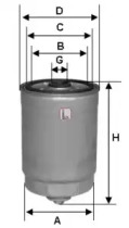 Фильтр топливный SOFIMA S 4441 NR