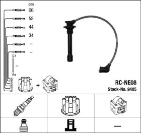 Провода зажигания высоковольтные комплект NGK 9405