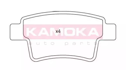 Колодки гальмівні KAMOKA JQ101220