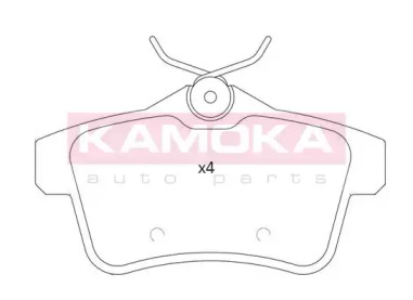 Колодки тормозные KAMOKA JQ101235