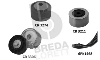 Ременный комплект BREDA LORETT KCA0016