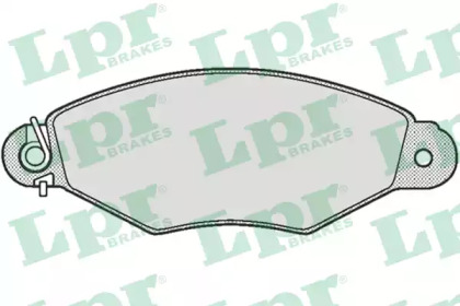 Колодки тормозные LPR 05P662