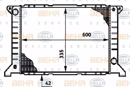 Радіатор охолодження HELLA 8MK 376 720-201