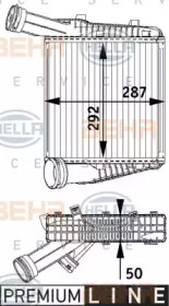 Радиатор охлаждения HELLA 8ML 376 729-571
