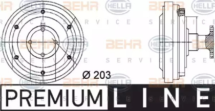Віскомуфта HELLA 8MV 376 731-361