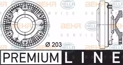 Віскомуфта HELLA 8MV 376 731-421
